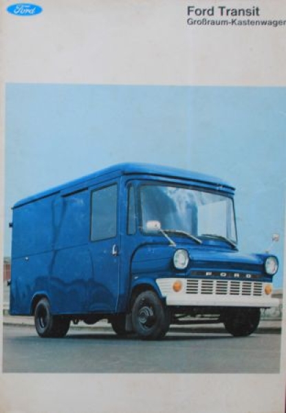 Ford Transit Großraum-Kastenwagen Modelprogram 1965 Carbrochure (2750)